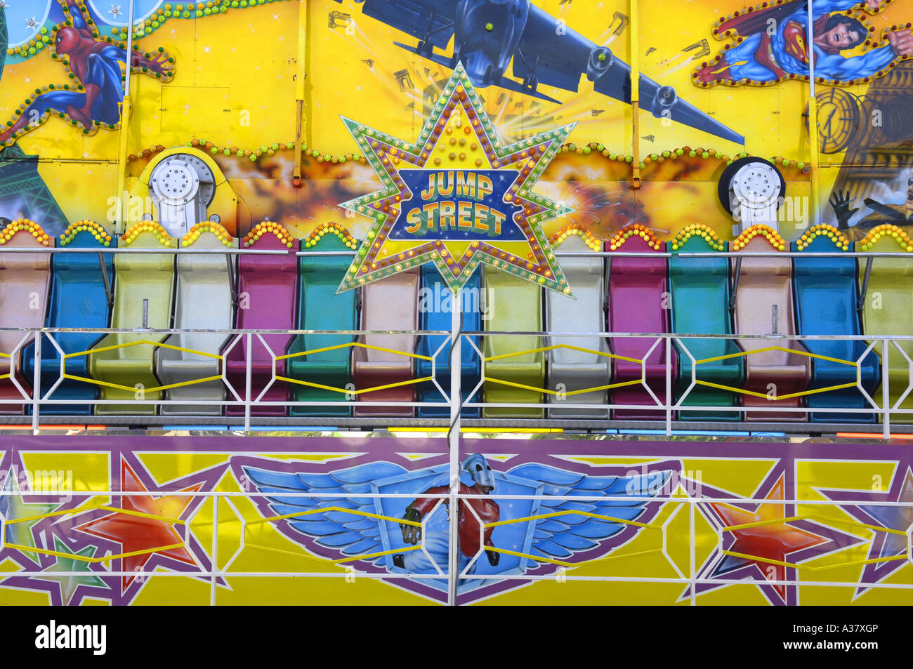 Fun Fair Machine Ride fairground attraction ride entertainment colour color fair machine ...