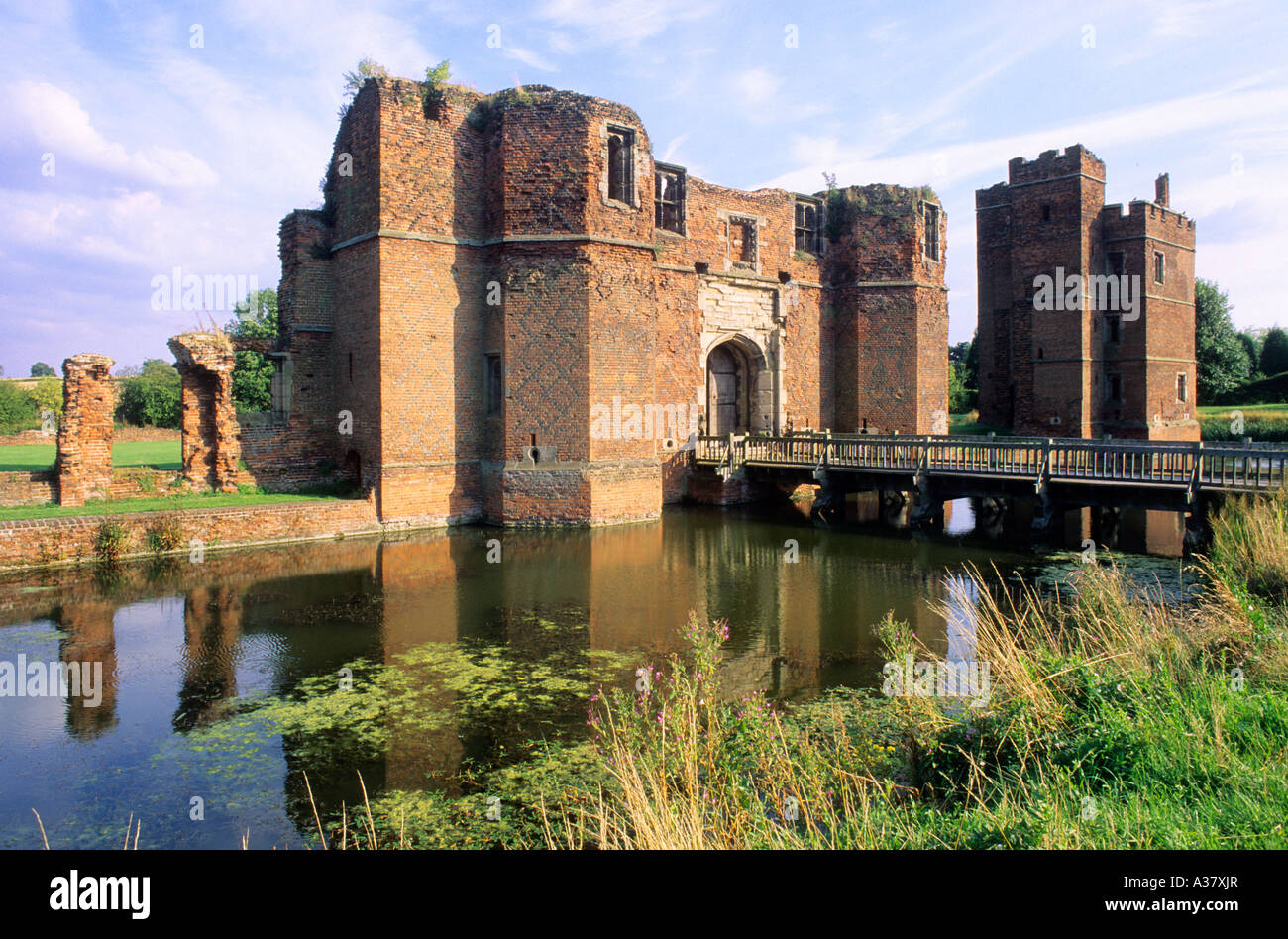Kirby Muxloe Castle, Leicestershire Stock Photo Alamy