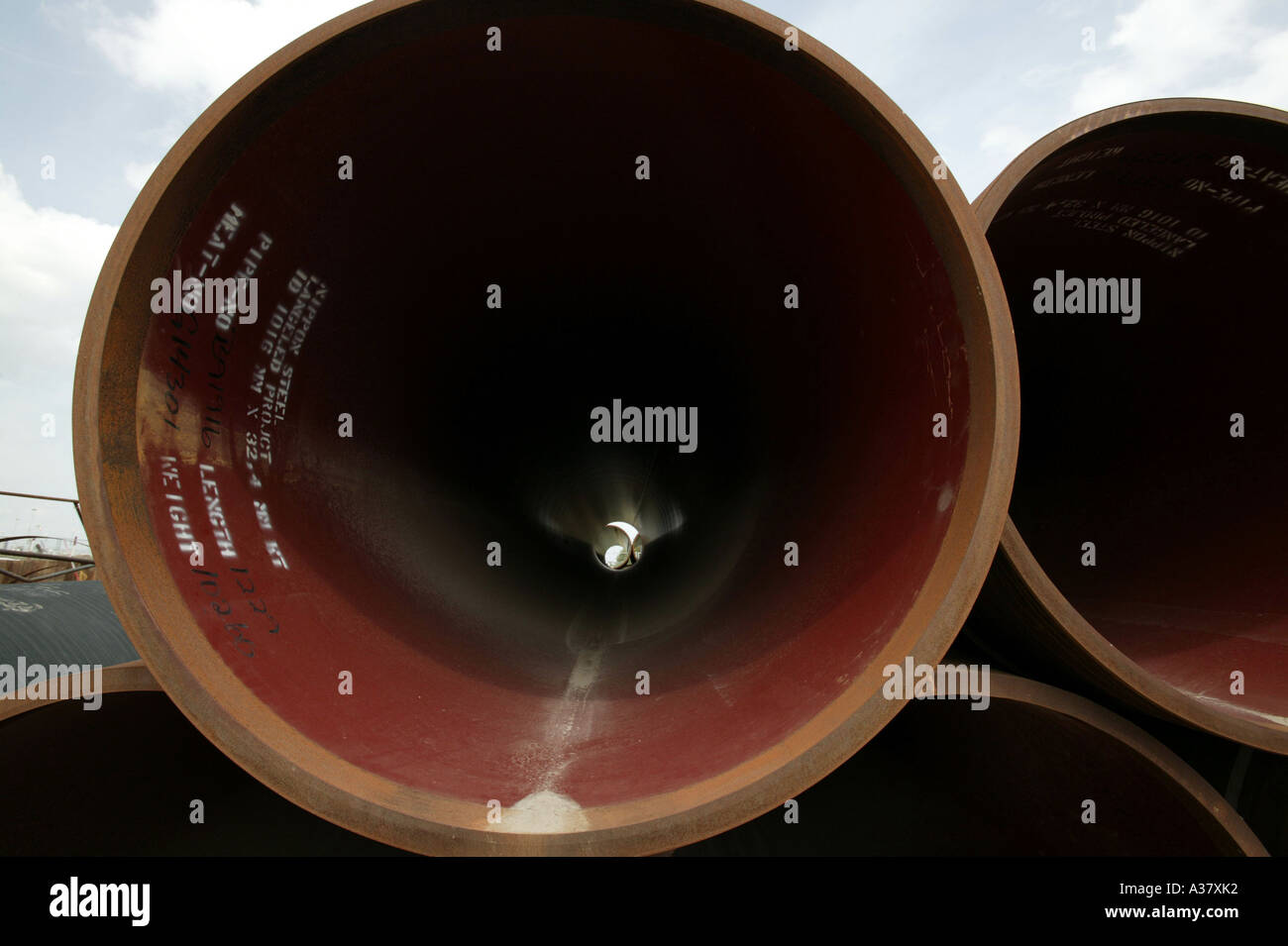 42ins sections of Nippon steel pipe part of Langeled the world s