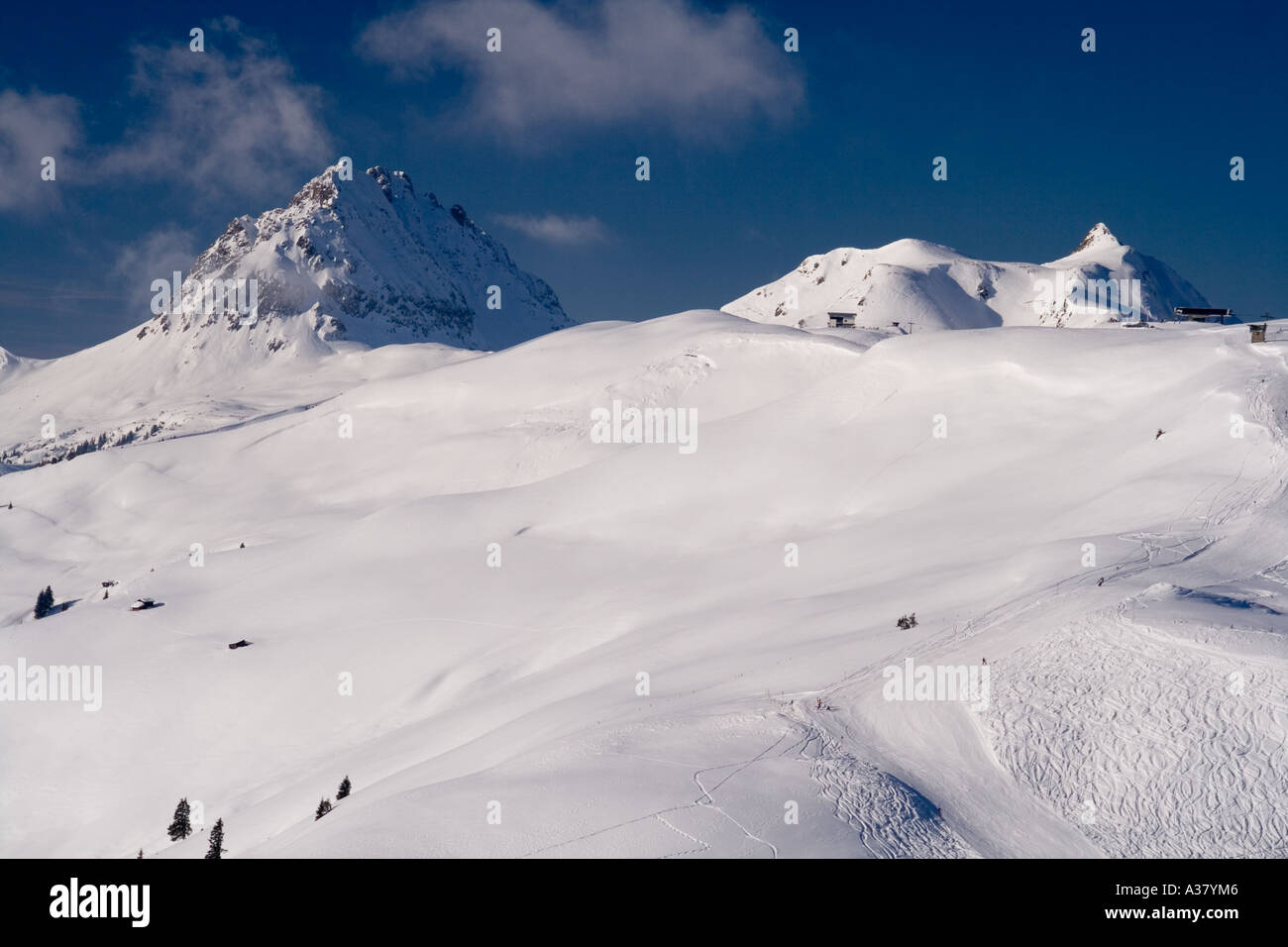 Mountain Kitzbuehel Stock Photo