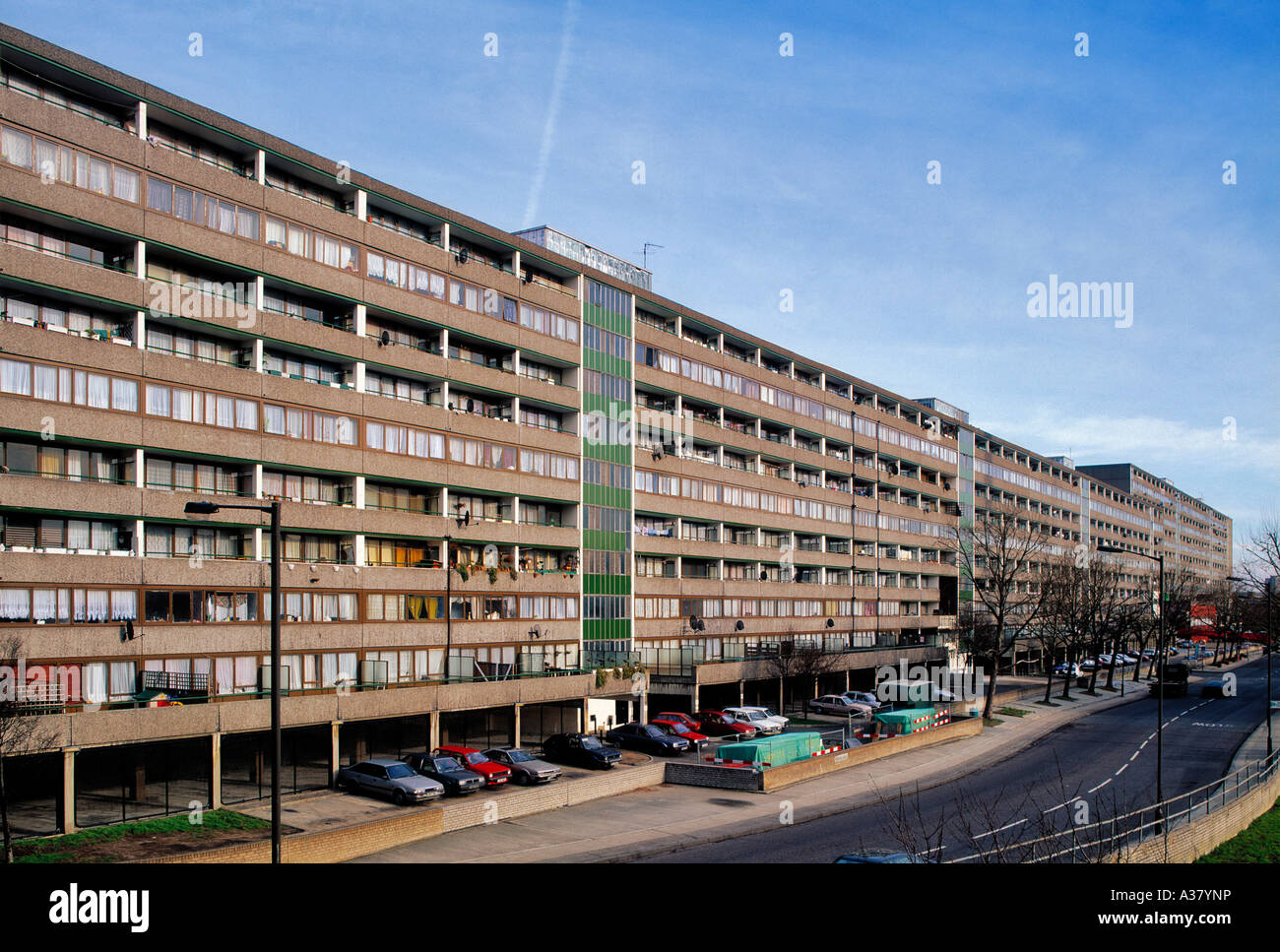 The Aylesbury Estate, High density housing in South London Stock Photo