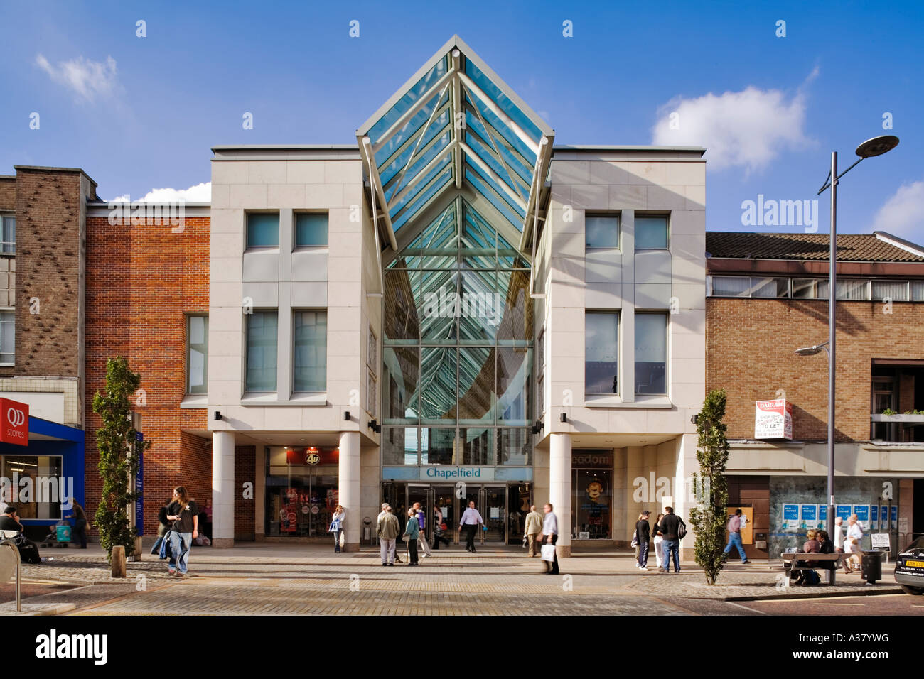 Chapelfield Shopping Centre Norwich Stock Photo Alamy