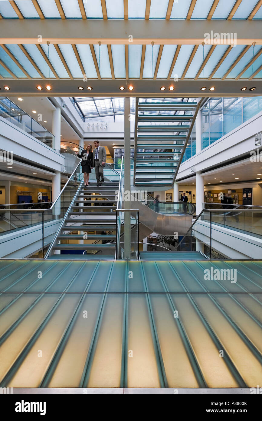 Architectural Detail, The Compass Centre, British Airways Offices, Heathrow Stock Photo