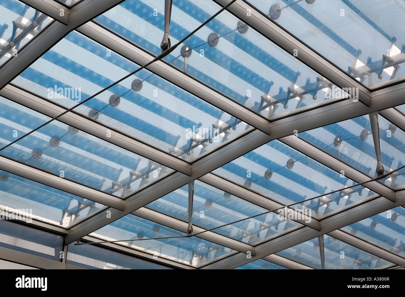 Architectural Detail, The Compass Centre, British Airways Offices, Heathrow Stock Photo