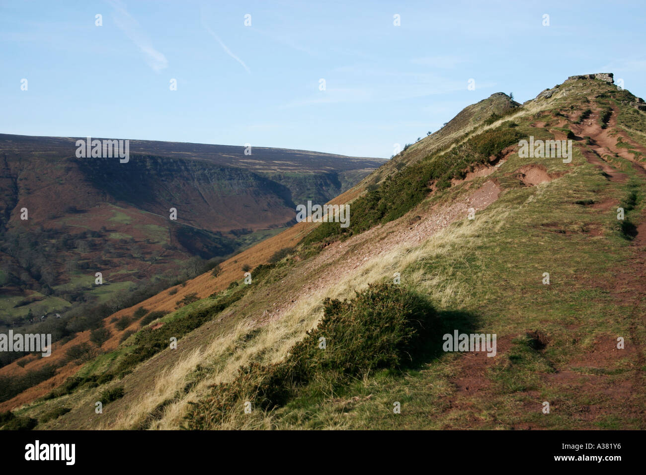 The Cat's Back, Black Mountains, Wales Stock Photo - Alamy