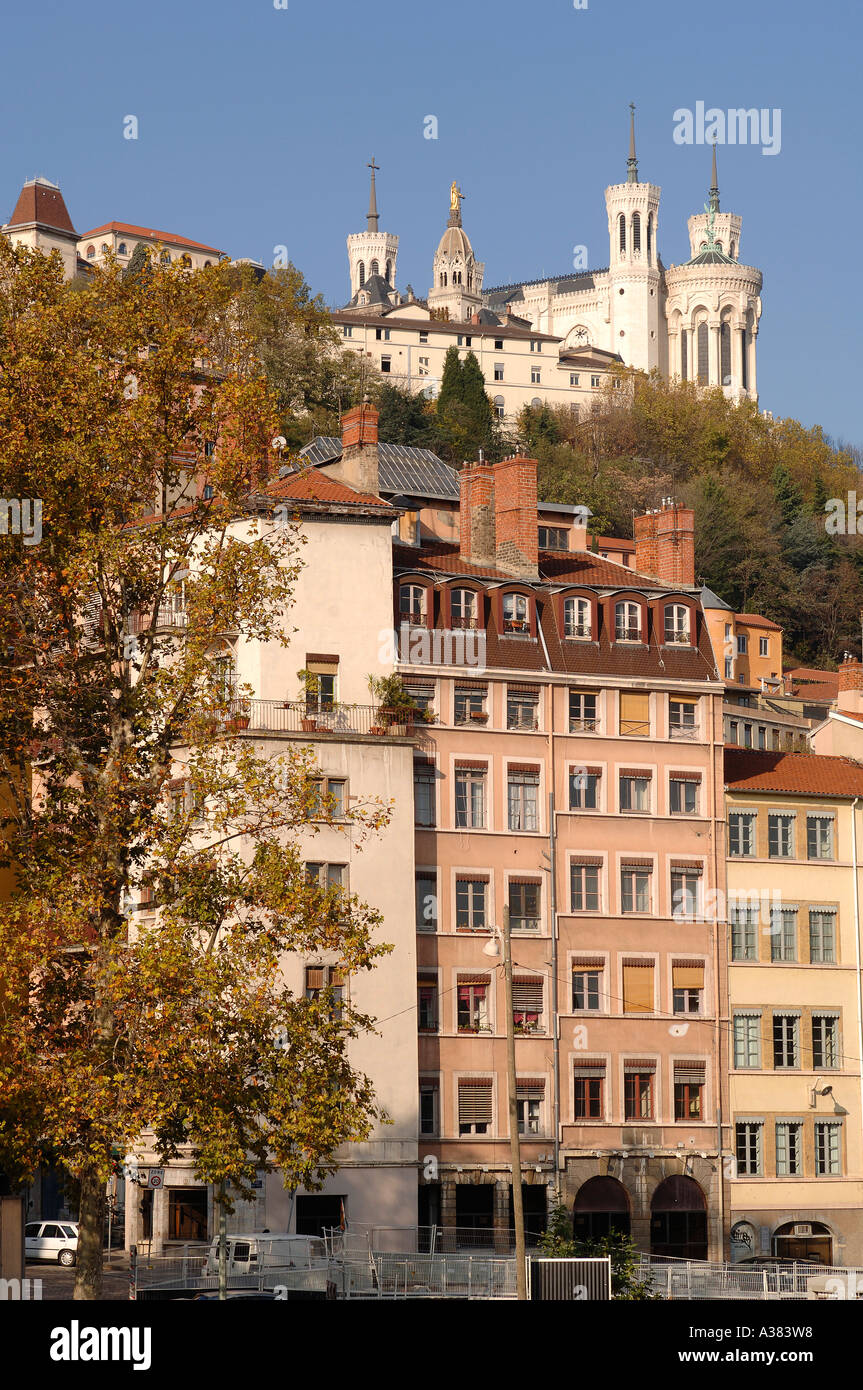 Basilica Notre Dame de Fourvière Lyon France Stock Photo - Alamy
