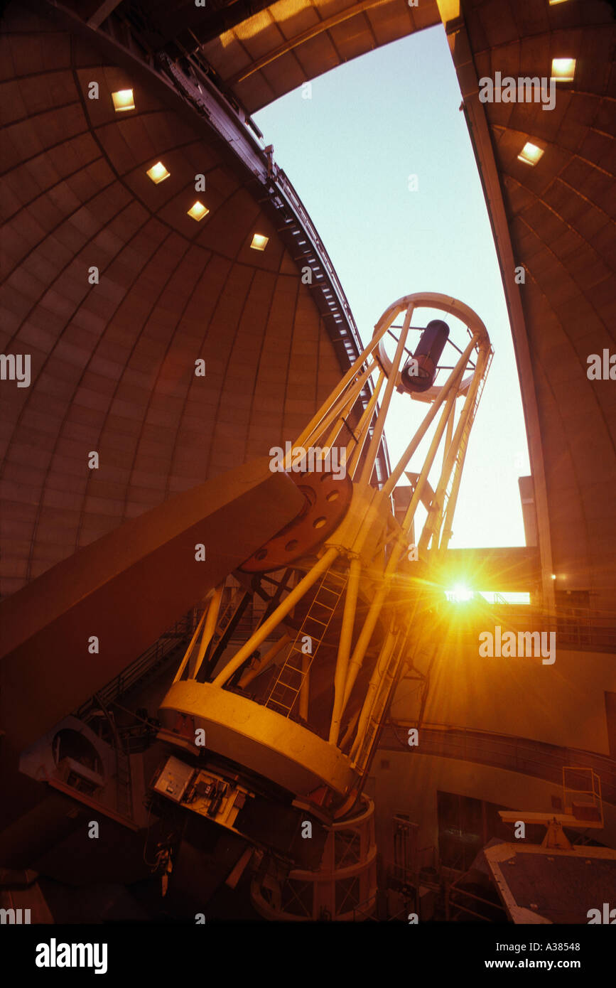 120 inch reflector telescope Lick Observatory Mount Hamilton near San Jose California Stock Photo