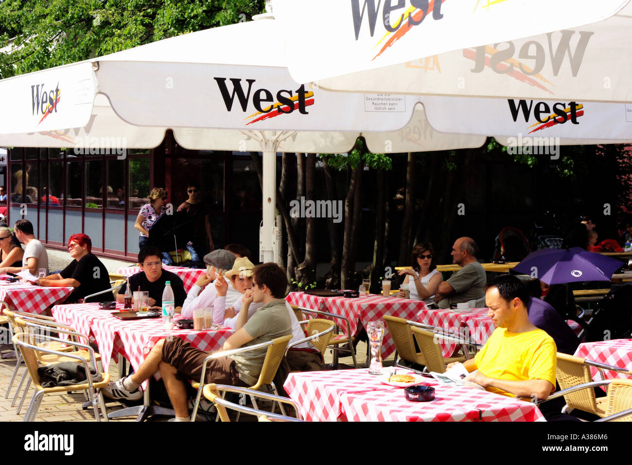 coffee bar Schoenbrunn in Berlin Friedrichshain Stock Photo - Alamy