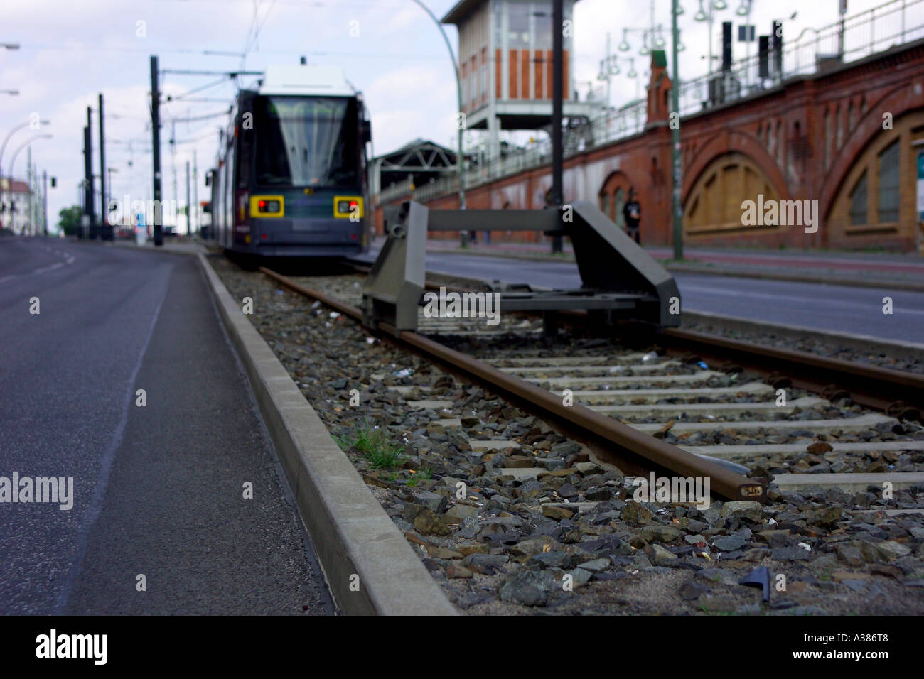 Tracks Of The City Tram In Berlin Stock Photo Alamy tracks-of-the-city-tram-in-berlin-stock-photo-alamy