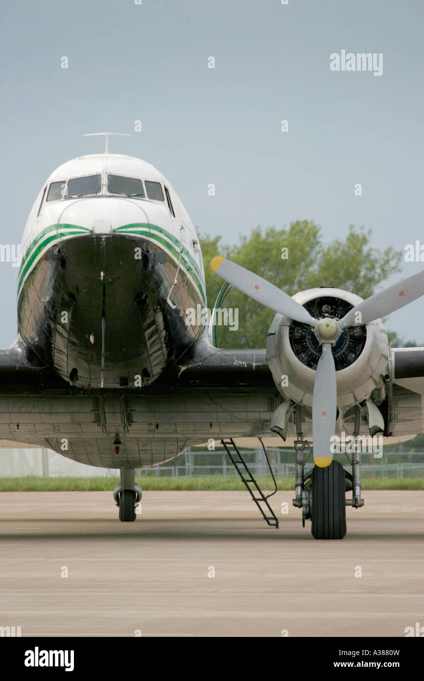 Classic airliner Stock Photo