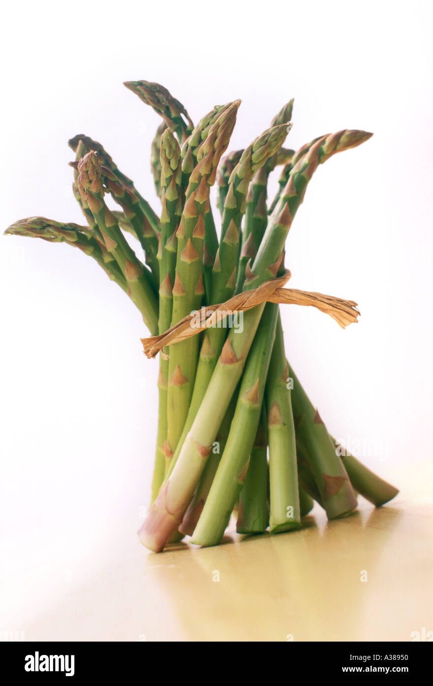 Bunch of asparagus Stock Photo