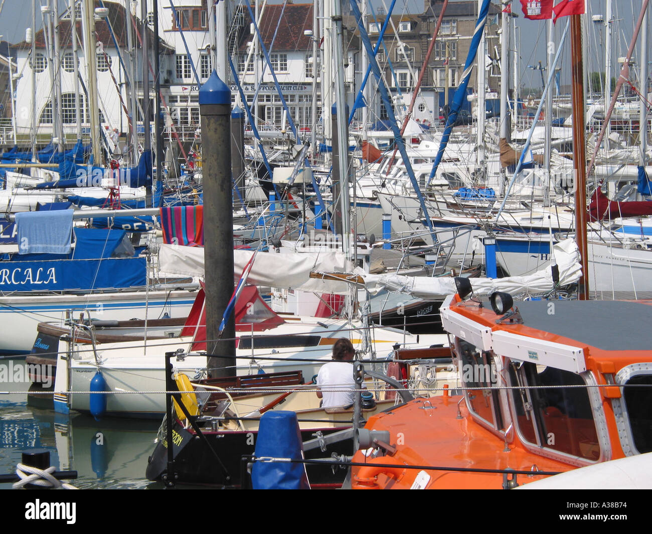 Lowestoft Marina Royal Norfolk and Suffolk Yacht Club Suffolk England