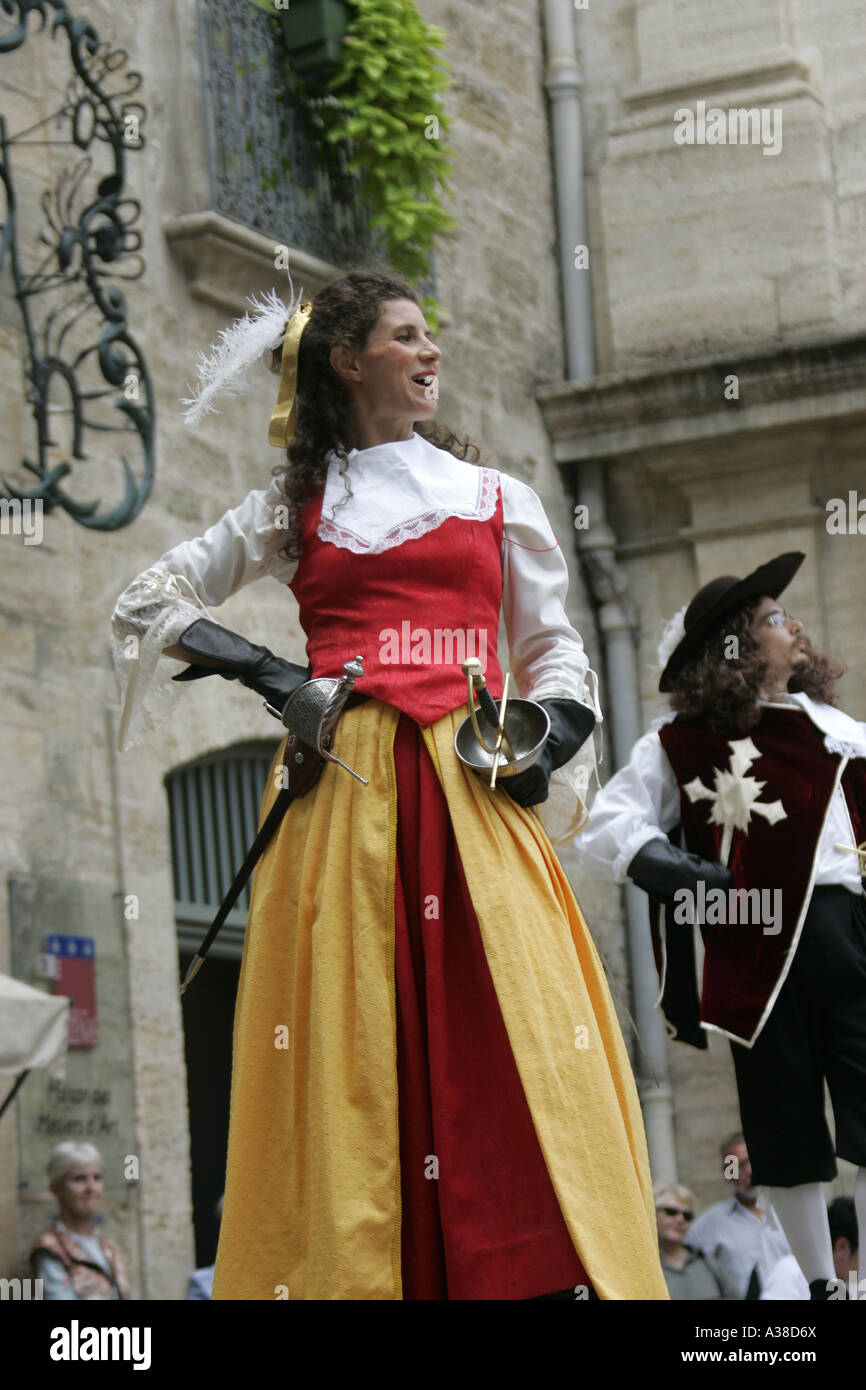 MUSKETEERS PAGEANT,PEZENAS,LANGUEDOC,FRANCE Stock Photo