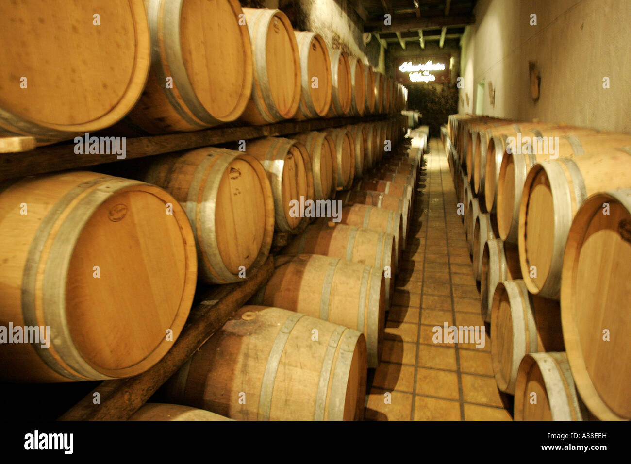 CAVES,LANGUEDOC,FRANCE WINE CELLAR Stock Photo Alamy