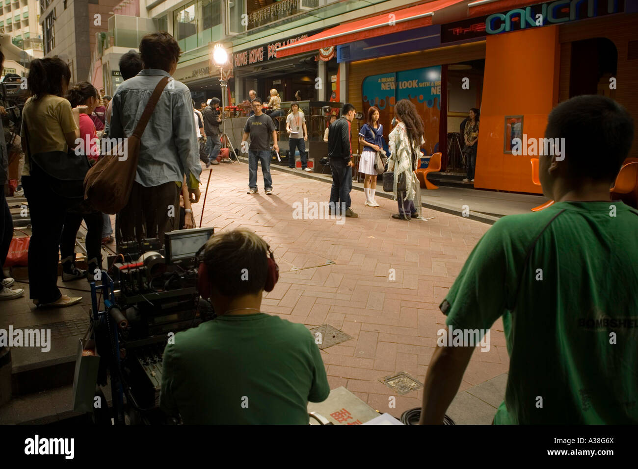 Film production in Hong Kong Stock Photo - Alamy
