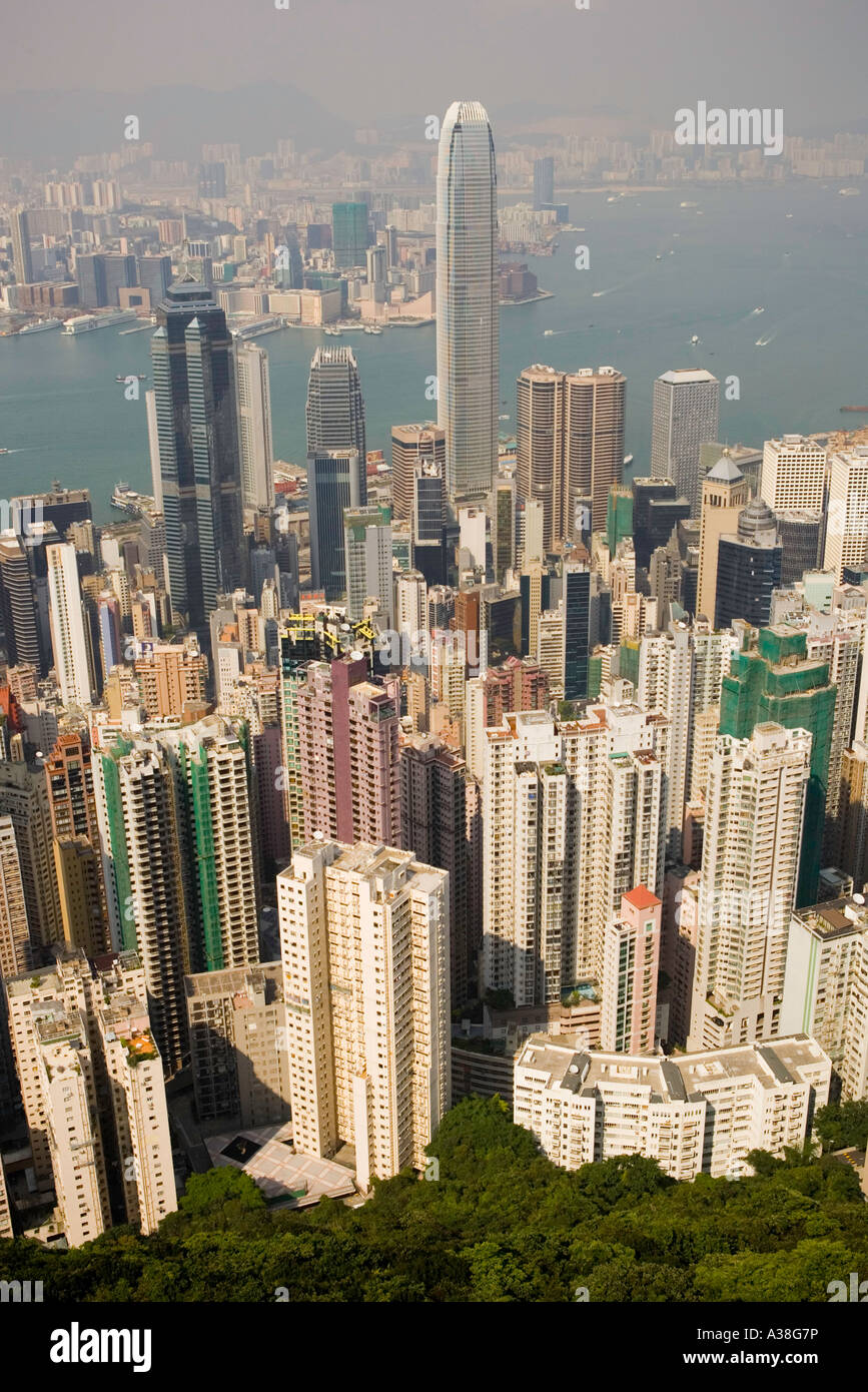 Views of Hong Kong from The Peak Stock Photo - Alamy