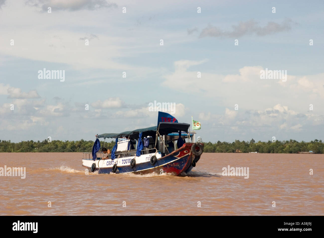 Canal scenes in the Mekong Delta Vietnam Stock Photo - Alamy