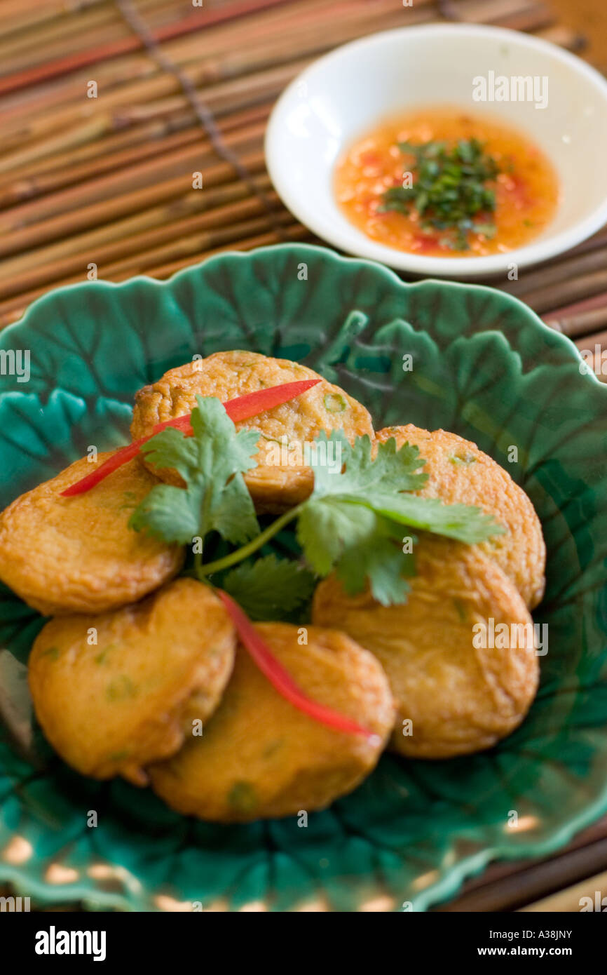 Thai fish cakes Stock Photo Alamy