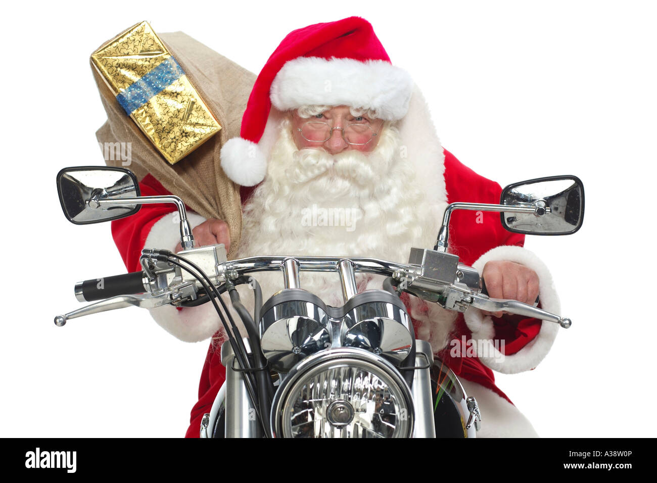Santa claus motorcycle hi-res stock photography and images - Alamy