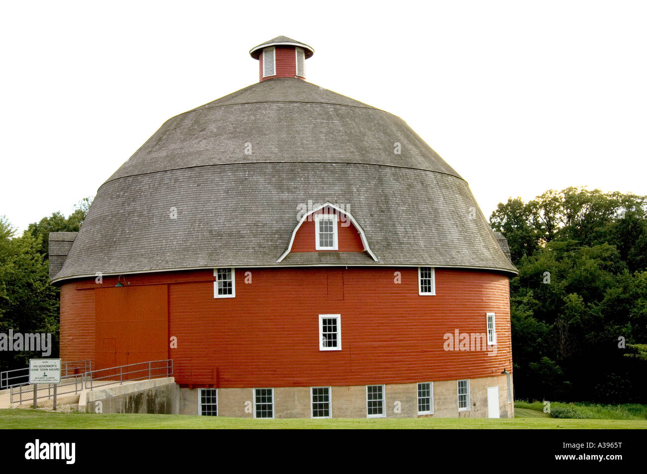 Round Barn at Johnson Sauk State Park Stock Photo Alamy