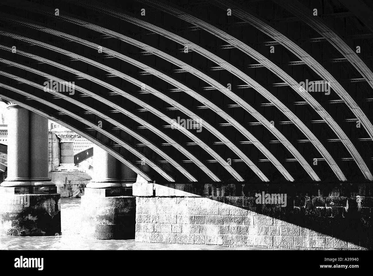 The Bridge Southwark Bridge Stock Photo Alamy