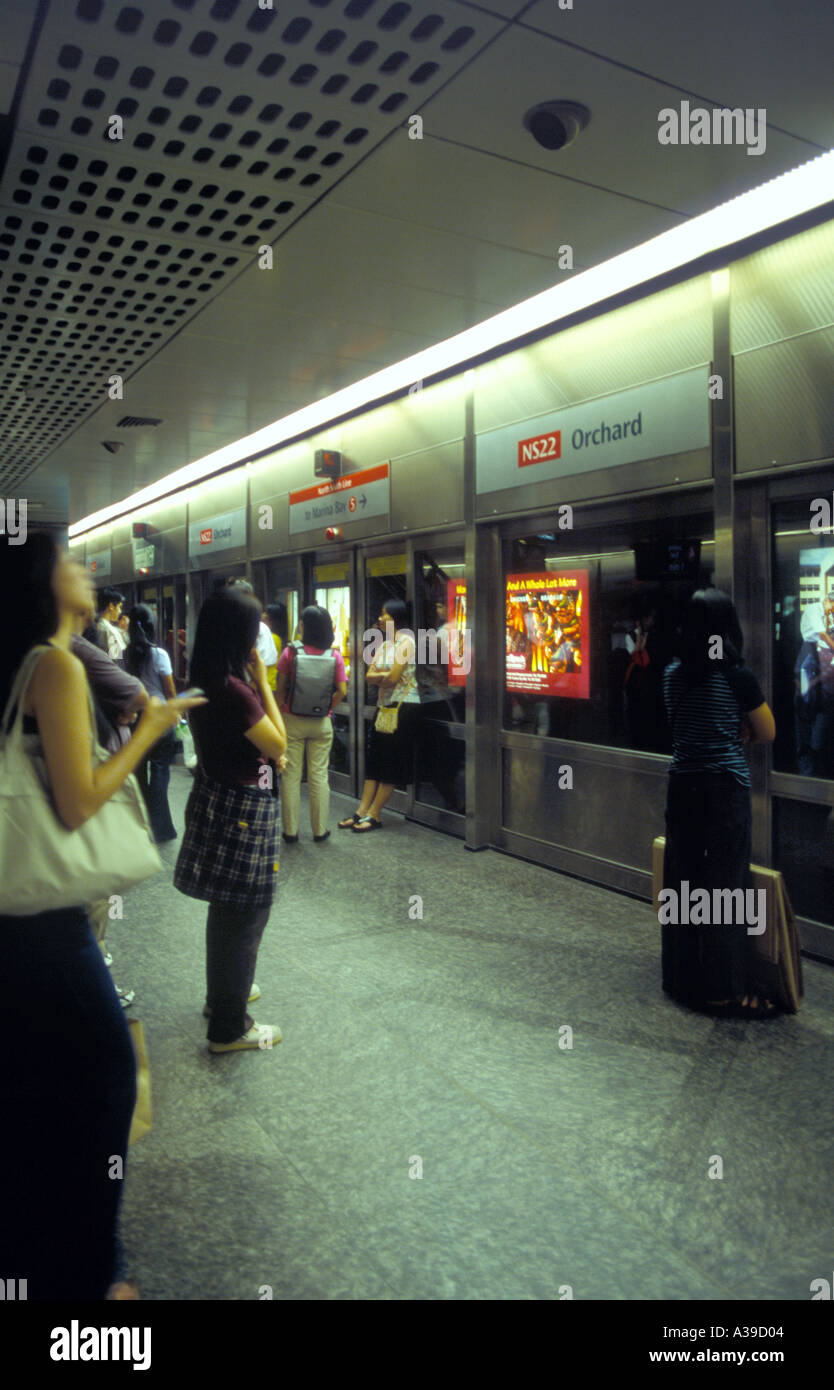 Singapore MRT station Stock Photo Alamy