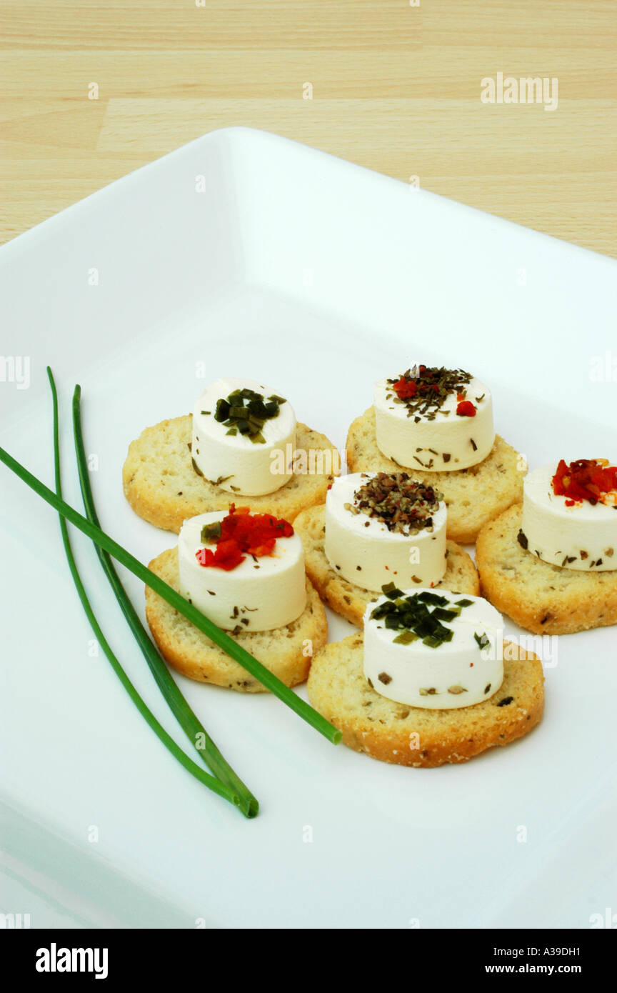 Cheese appetizers hors d oeuvres Stock Photo Alamy