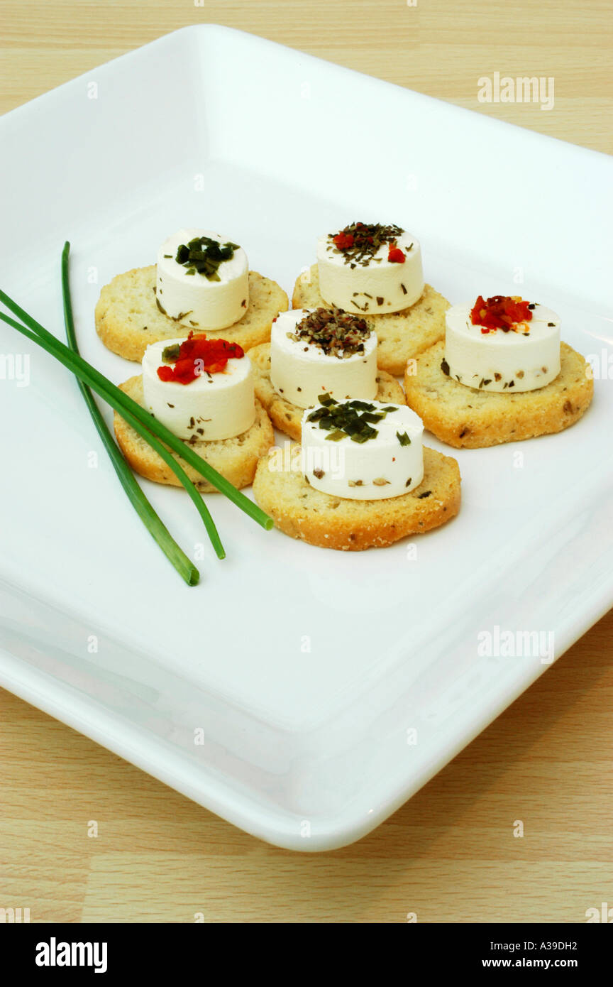 Cheese Appetisers and hors d oeuvres Stock Photo Alamy