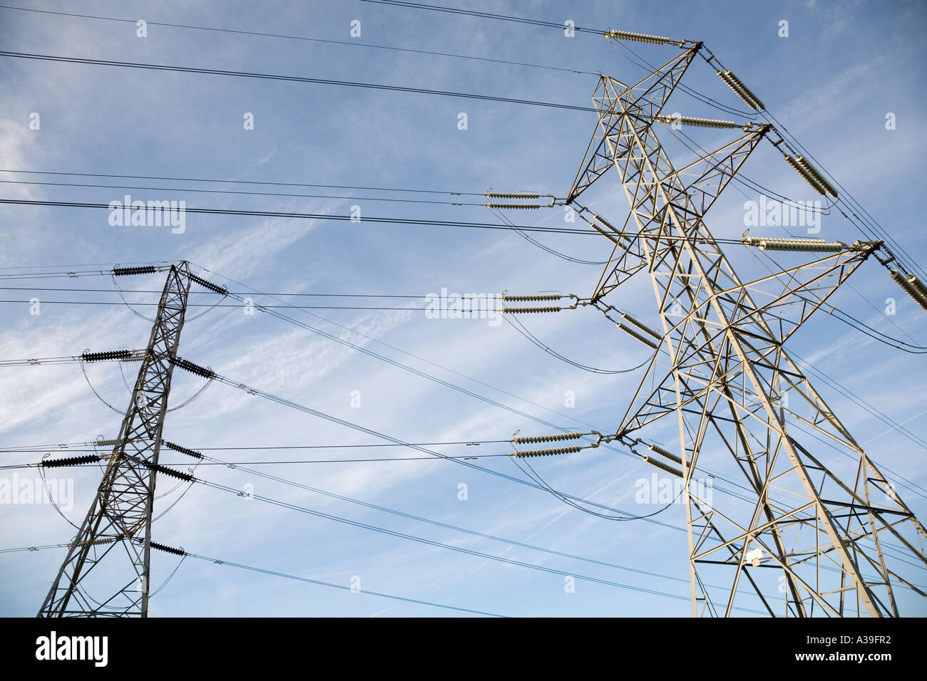 High tall dangerous blue steel galvanised hires stock photography and