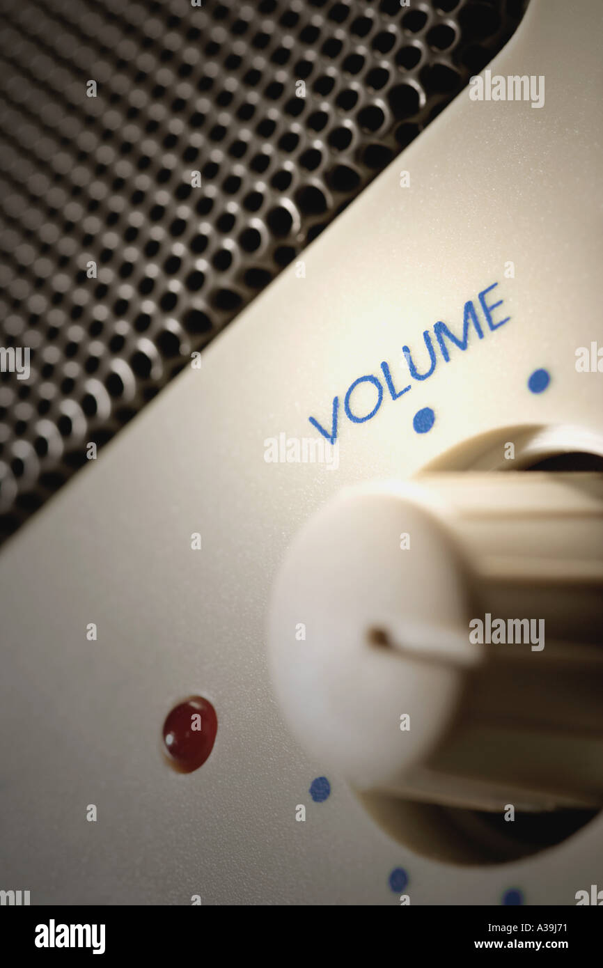 Volume Control Dial High Resolution Stock Photography and Images Alamy