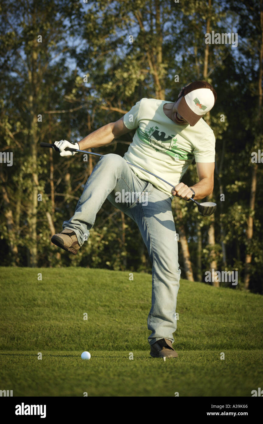 Angry golfer hires stock photography and images Alamy Angry golfer hires stock photography and images Alamy