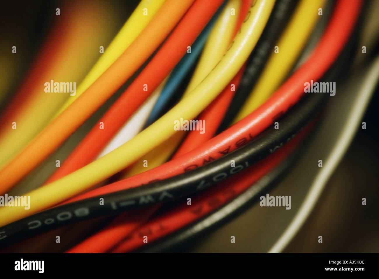 Black insulated wires hires stock photography and images Alamy