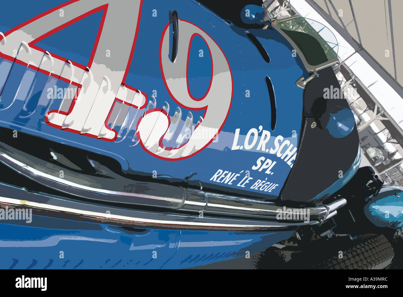 Maserati Gran Prix Car Stock Photo