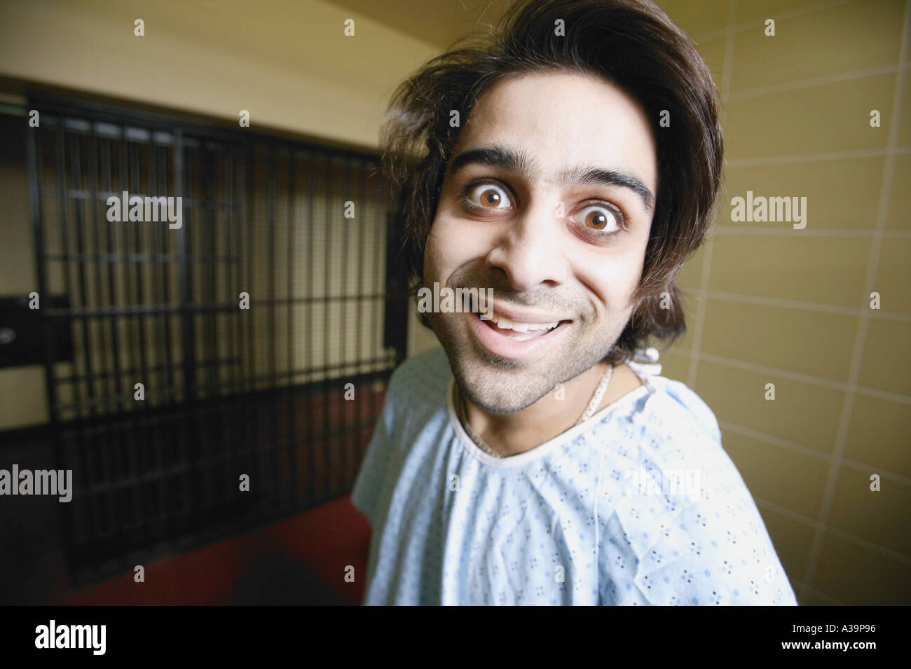 Jail cell locked hires stock photography and images Alamy