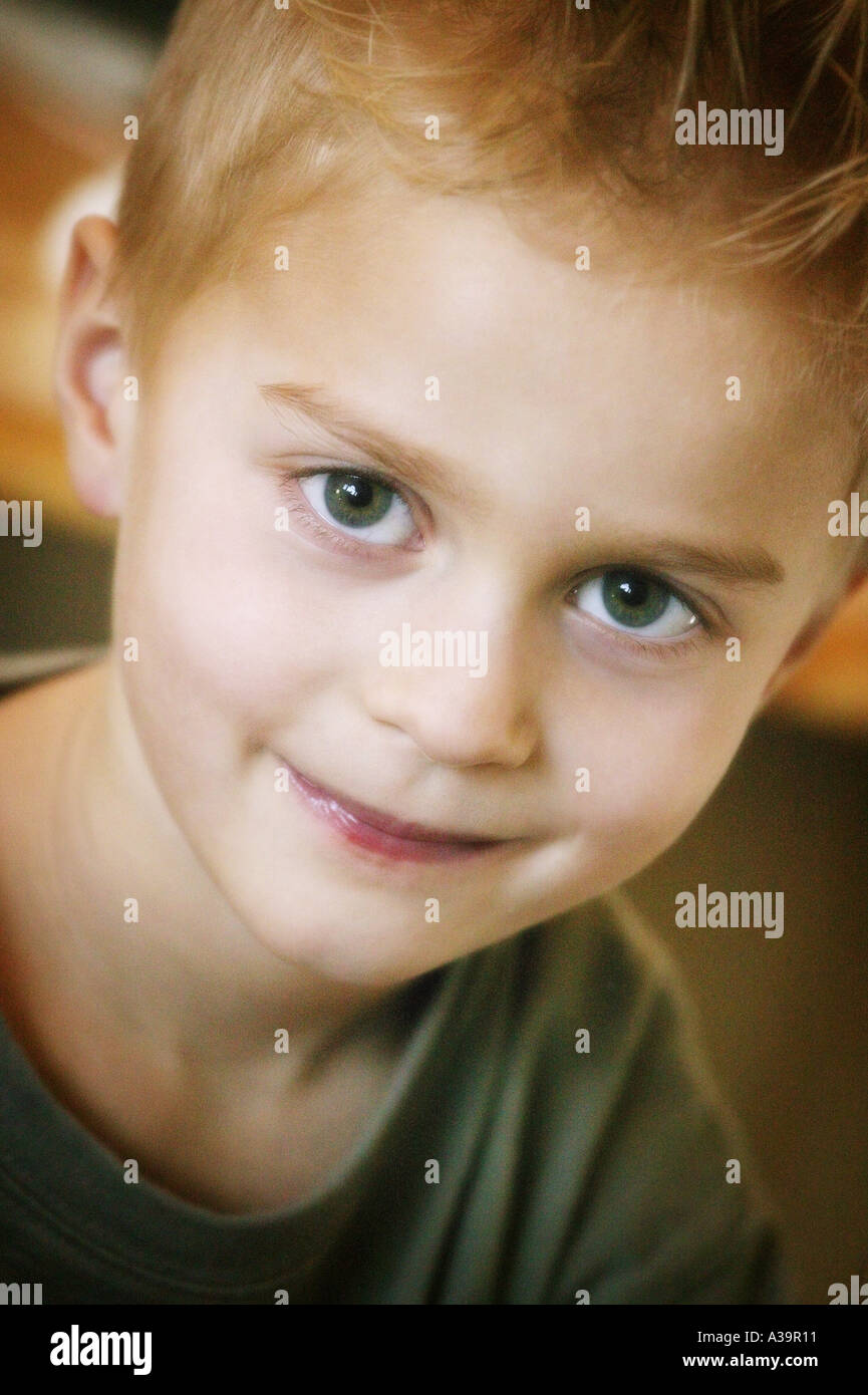 Portrait of young boy Stock Photo - Alamy