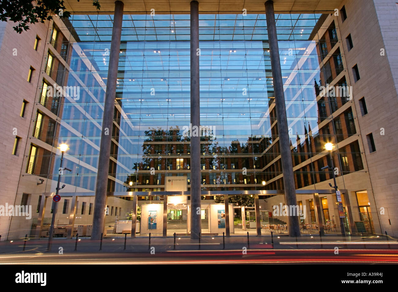 Berlin department of foreign affairs Berlin Auswaertiges Amt Aussenansicht Stock Photo