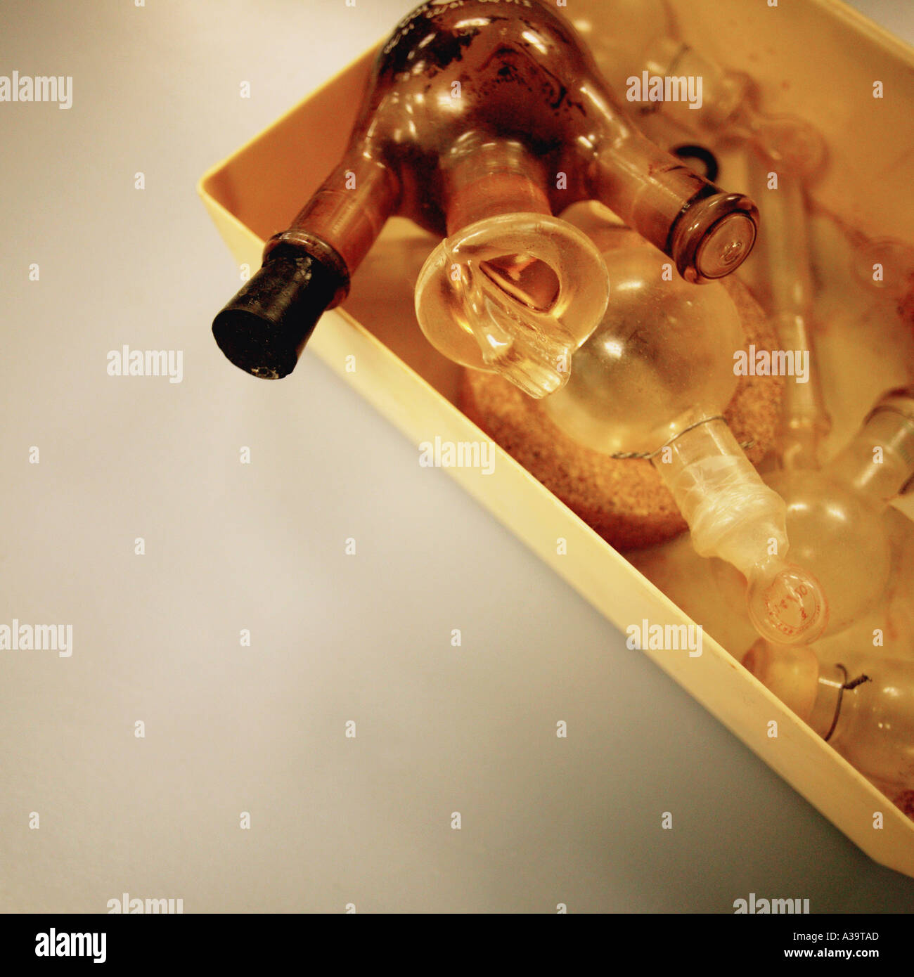 Used laboratory equipment Stock Photo Alamy