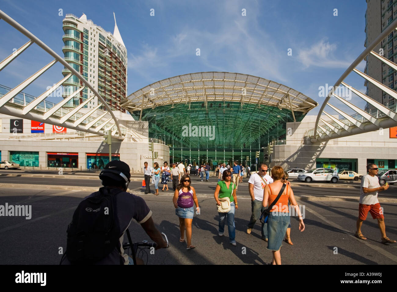 Portugal Lisbon Vasco da Gama shopping center near Expo Stock Photo