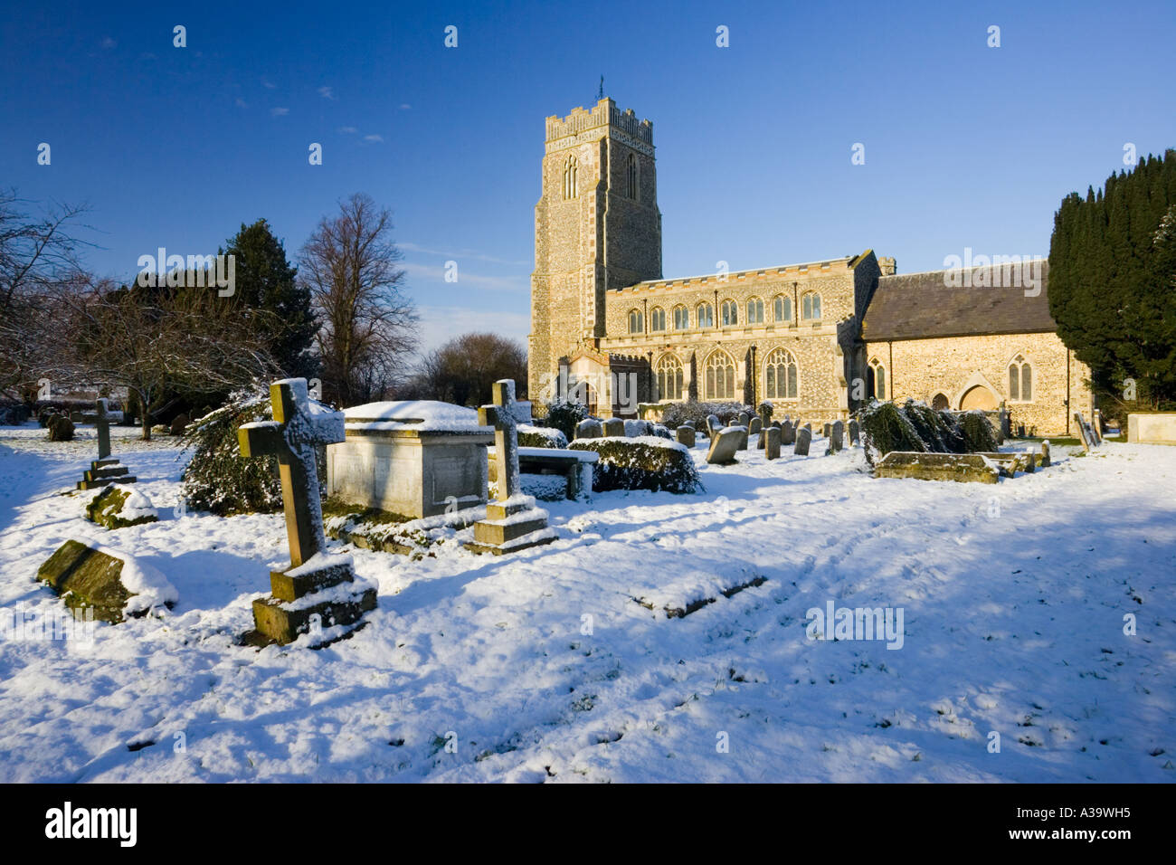 Great Barton church Stock Photo Alamy