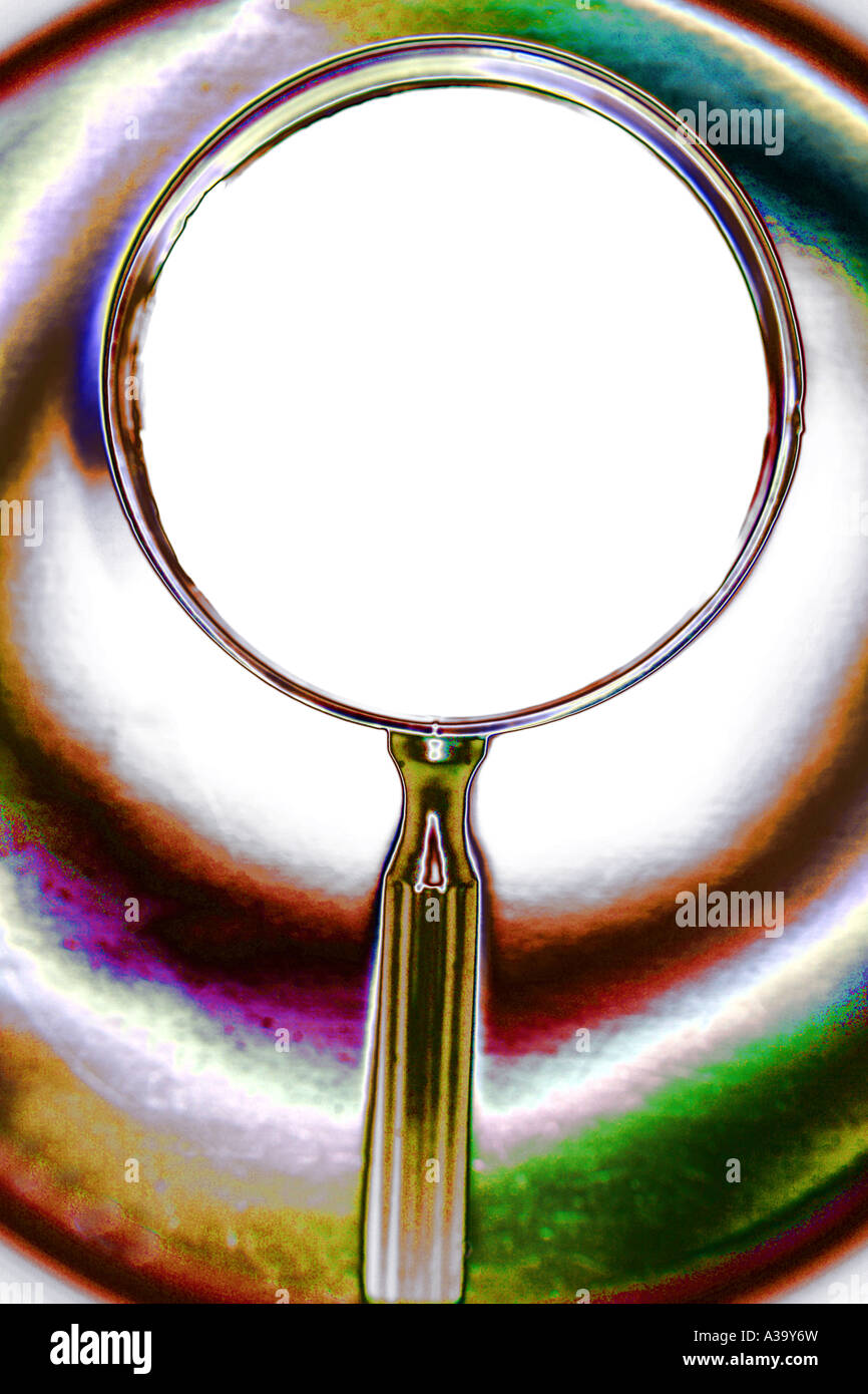 Magnifying search glass color hi-res stock photography and images - Alamy
