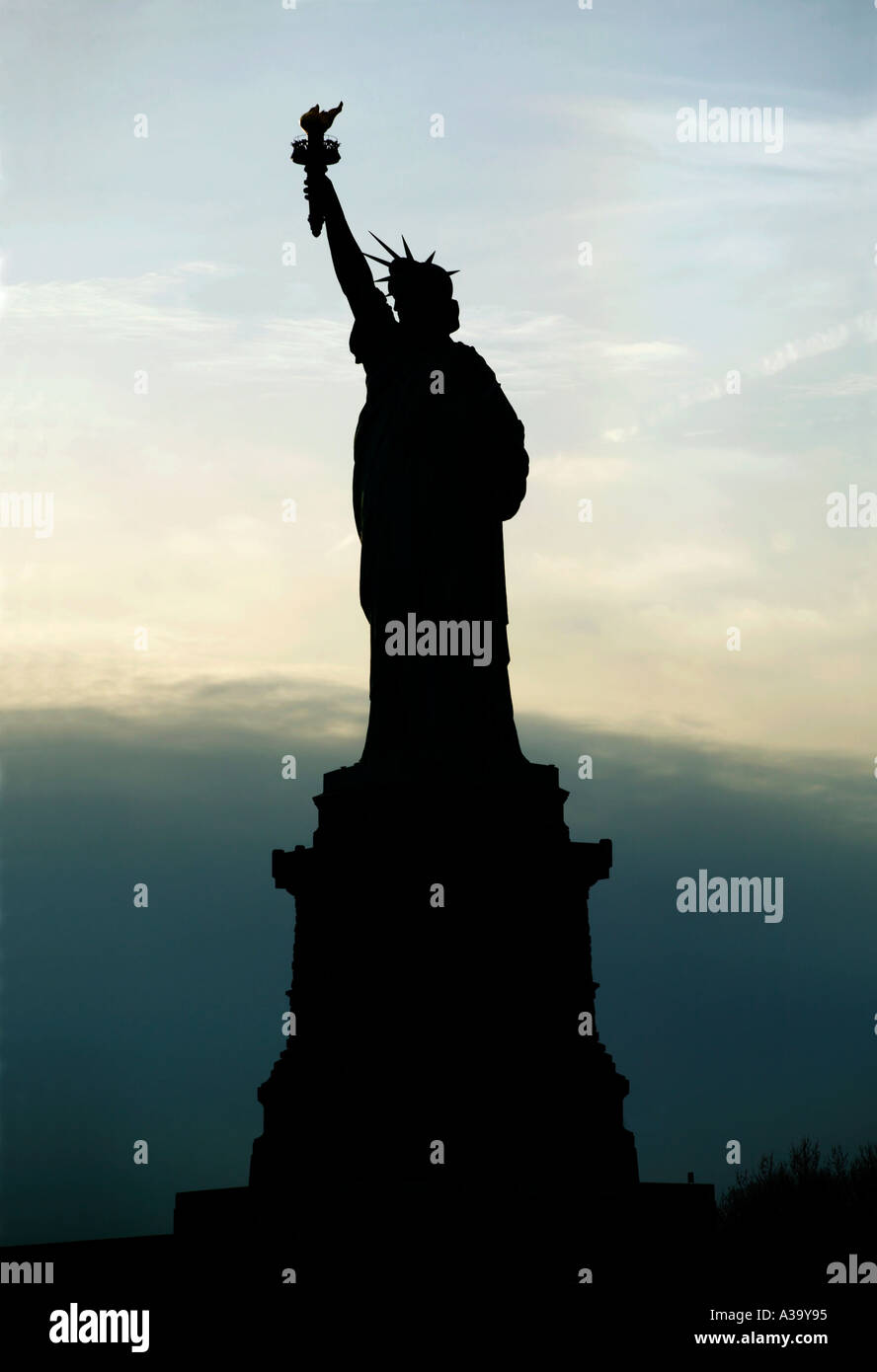 Statue of Liberty, Liberty Island, New York City, 1886. Architect Frederic Auguste Bartholdi