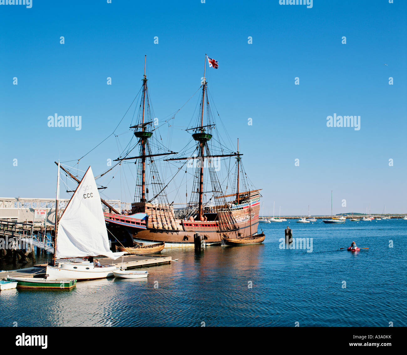 Mayflower boat plymouth hi-res stock photography and images - Alamy