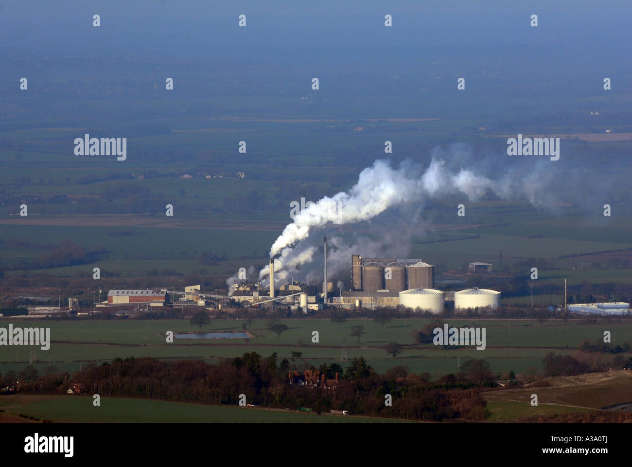 Sugar beet processing factory at Allscott, Shropshire UK Stock Photo