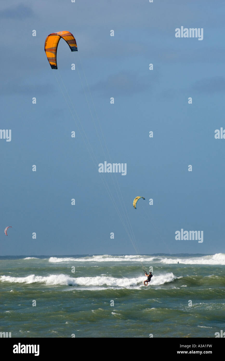 Kitesurfing in Maui, Hawaii Stock Photo Alamy