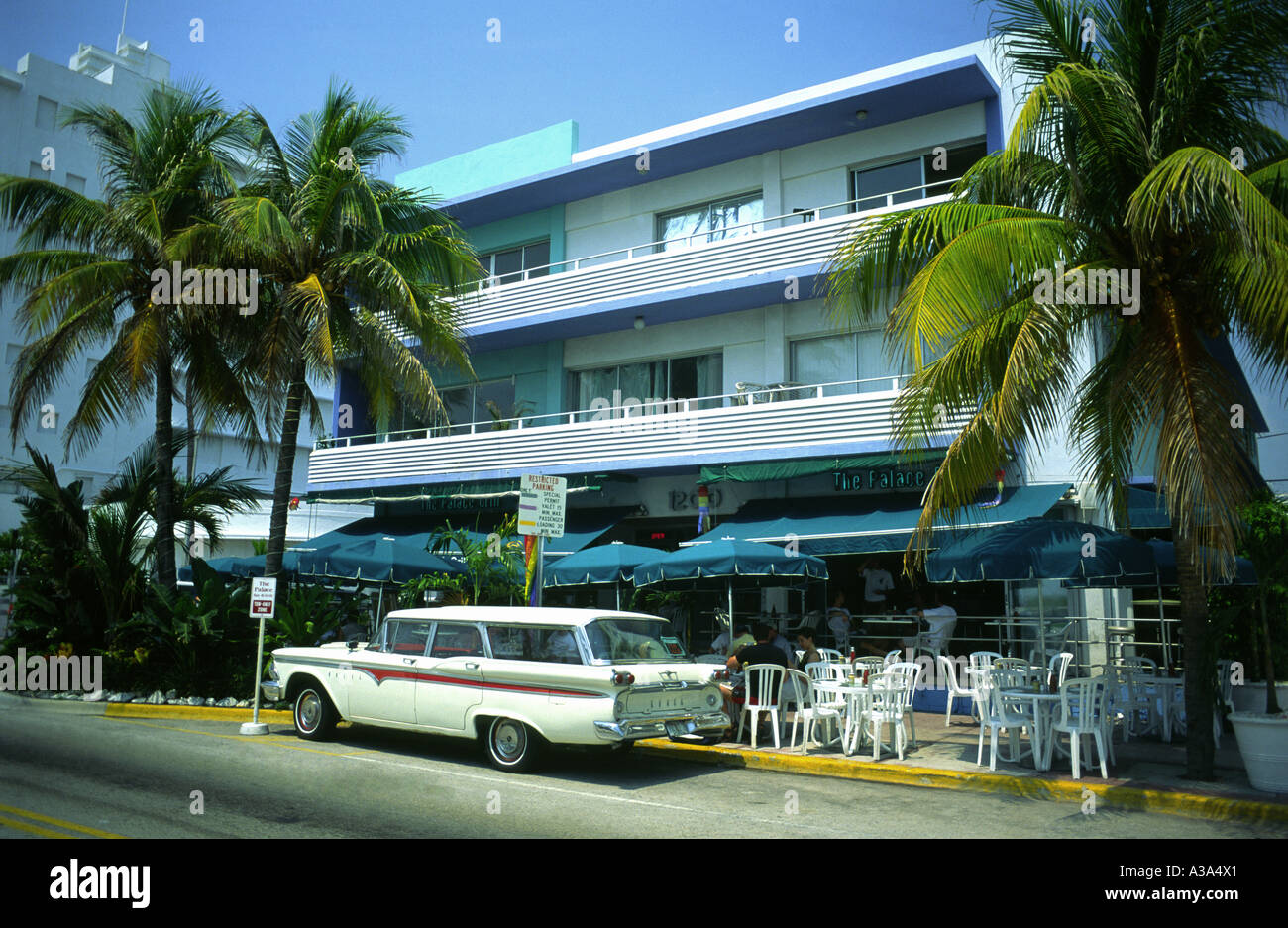 Palace Hotel Miami Florida Stock Photo