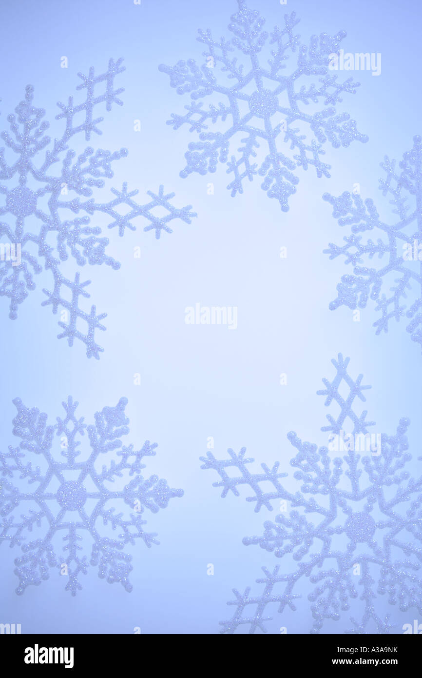 Snowflake Frame Stock Photo