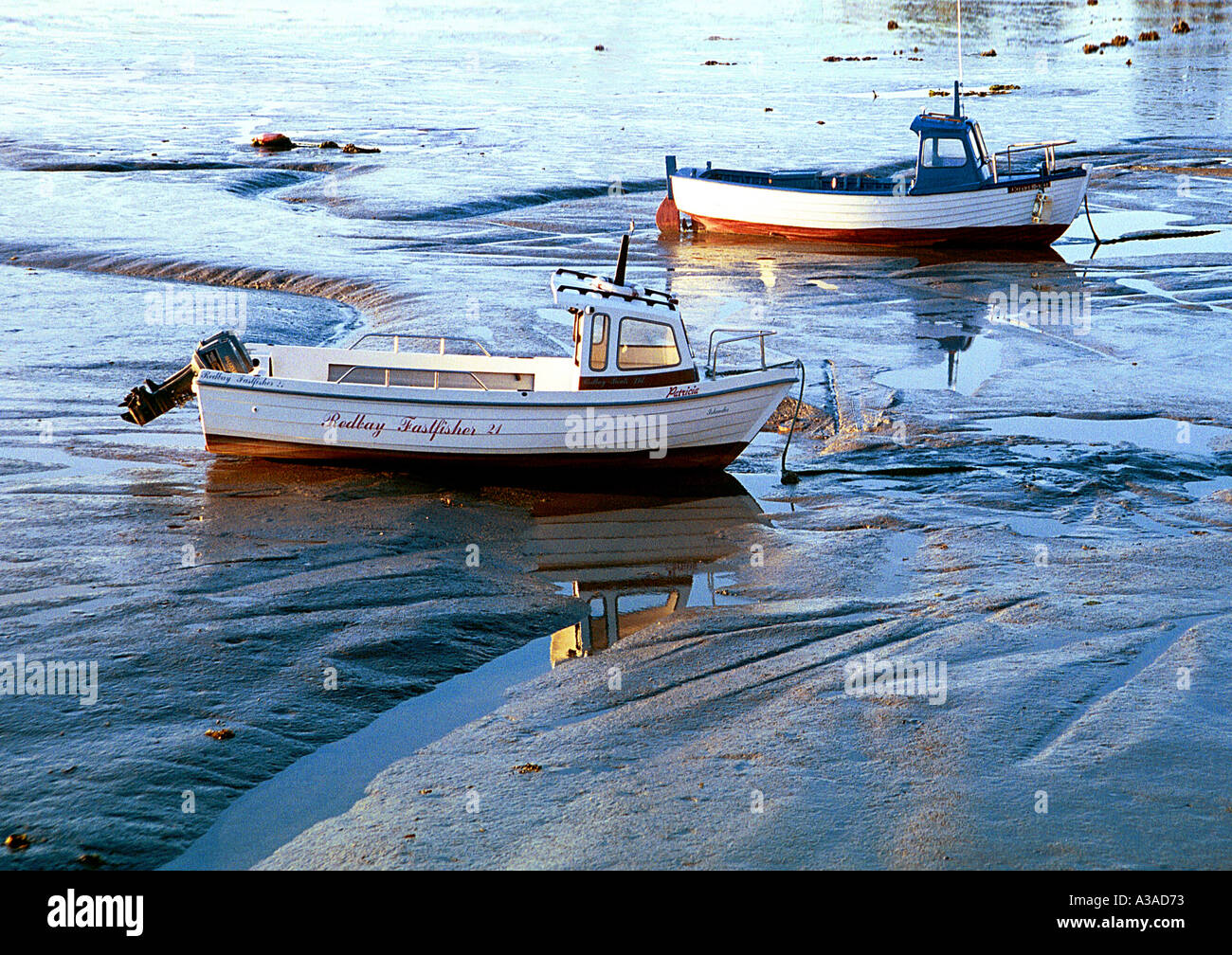 Boats at Rest Carlingford Co Louth Ireland Stock Photo Alamy