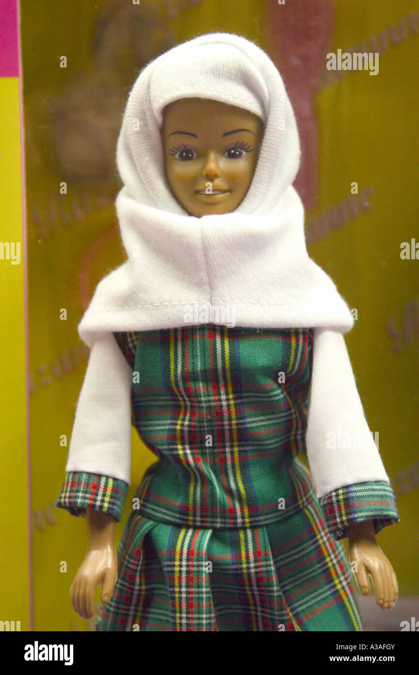 Razanne The Muslim Doll , Closeup, Noor-Art Muslim Store Stock Photo
