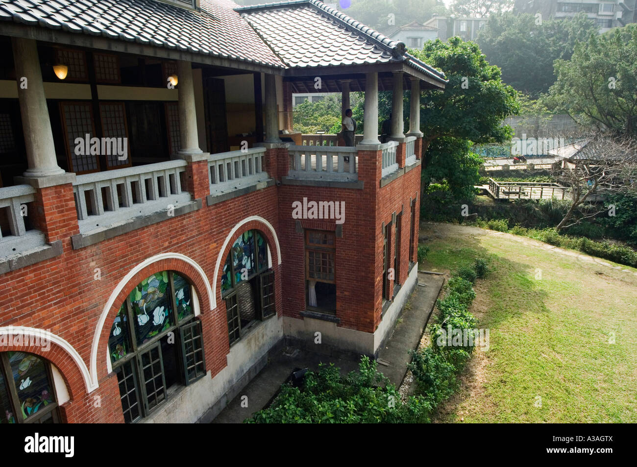 Hotspring Museum Beitou Peitou Hotspring resort Tiapei Taiwan China Stock Photo