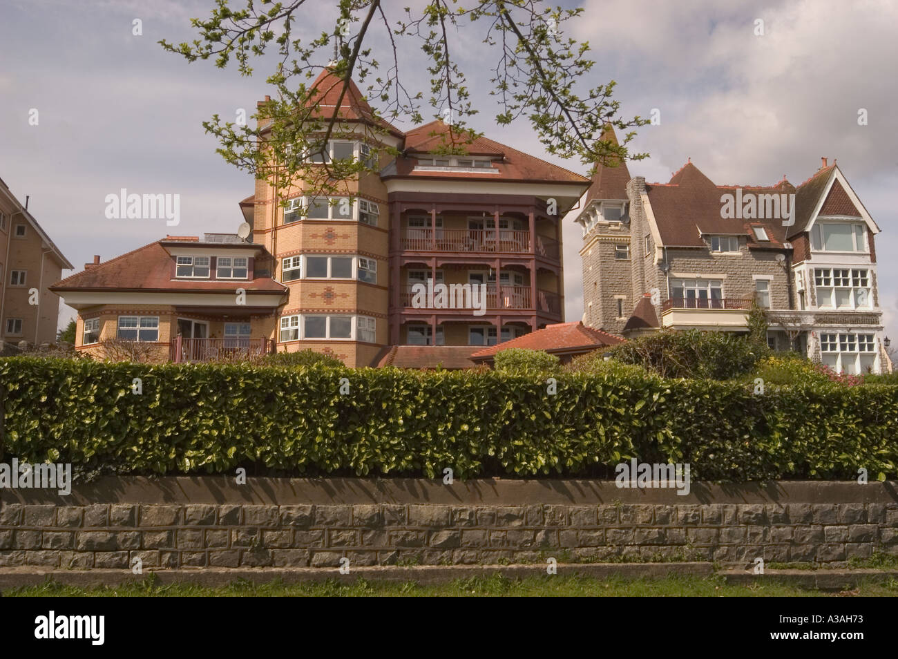 modern luxury apartments penarth wales uk great britain Stock Photo Alamy